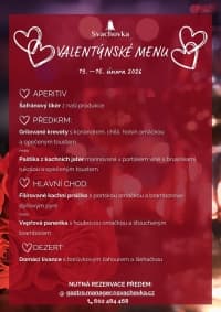 Valentýnské menu